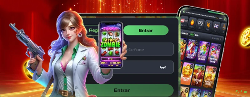 Imagem promocional da 999mm mostrando a plataforma e suas vantagens